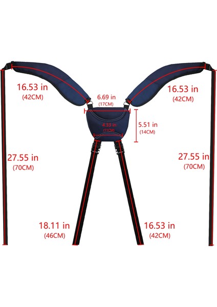 Rahat Golf Torbası Kayışları Çift Omuz Yedek Kayış Ayarlanabilir Sırt Çantası Kayışları Mavi (Yurt Dışından) fiyatları