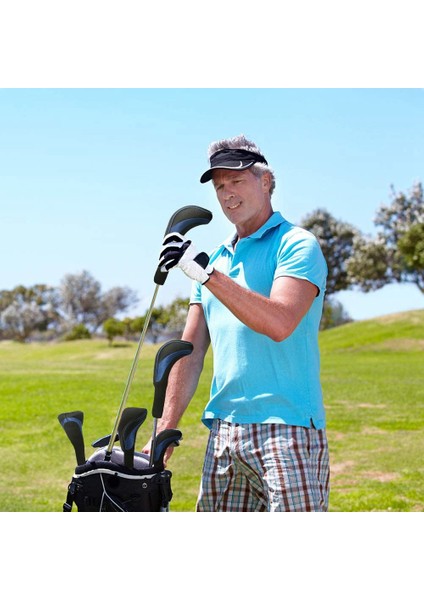 3pcs Golf Club Başlıca Fairway Woods Sürücü Hibritleri, Uzun Boyun Mesh Golf Kulübü Headkovers Seti (Yurt Dışından) indirimleri