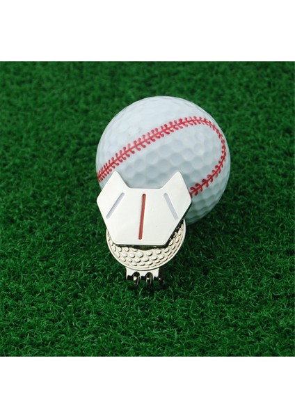 Konumlandırma Hizalaması Için Golf Marker Şapka Klipsi, Oyuncu Konumu Işaretleme Kapağı Rozeti, Tüm Golfçüler Için Uygun, B, B (Yurt Dışından) fırsatları