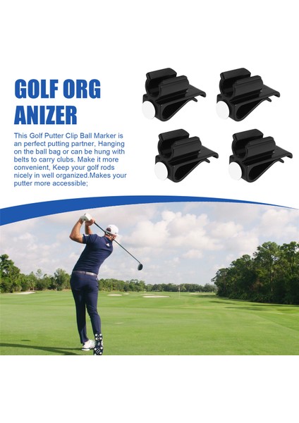 10 Paket Golf Kulübü Çanta Klipleri Atıcı Kelepçesi Tutucu Düzenleyicisi Dayanıklı Plastik Siyah Koyma Klipsli Golf Aksesuarları (Yurt Dışından) indirimleri