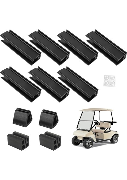 Ön Cam Tutma Klipsleri Kiti, Golf Sepeti Ön Cam Montaj Kipleri Ezgo Txt Dcs Pds 1994-2013 Değiştirme (Yurt Dışından) modelleri