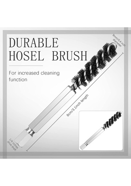 Golf Kulüpleri Baş Hosel Fırça Golf Kulübü Fırça Tel Fırçası Temizleme Aracı Demir ve Ahşap Için Elektrikli Matkap Tel Fırçası, 4 Pcs (Yurt Dışından) modelleri