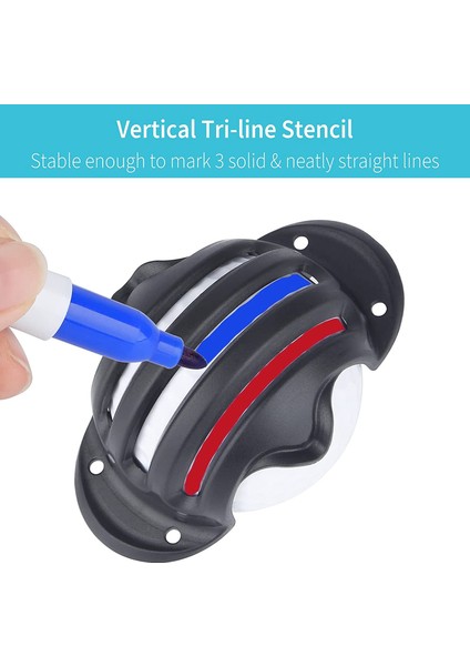 Golf Ball Hat Marker Golf Hizalama Kiti Marker Pen Üçlü Track Putter Stalles Yay Kelepçesi Kelepçesi Boya Işaretleme Araçları (Yurt Dışından) modelleri