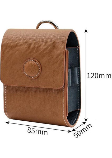 Golf Top Torbası Aralıkçı Enstrüman Şok Geçirmez Su Geçirmez Diastimeter Pu Deri Kasa Golf Taşınabilir Yelek Kahverengi (Yurt Dışından) fırsatları