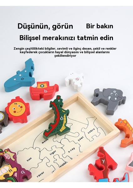 Katlanır Yüksek Ahşap Yapboz Eğitici (Yurt Dışından) fırsatları