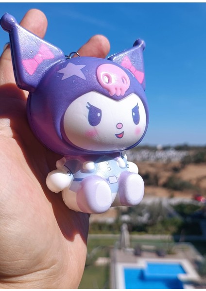 Sukuşi Oyuncak Kuromi- Stitch - Lilo 12 cm Kaliteli Sıkma Sukuşhi Anahtarlıklı Büyük Boy Sukushi fiyatları