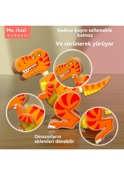 El Yapımı Ahşap Manyetik Jurassic Dinozor Oyuncak (Yurt Dışından) indirimleri