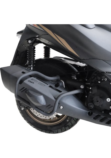 Zontes ZT250T-E 2024 Uyumlu Egzoz Koruma Demiri Siyah fiyatları