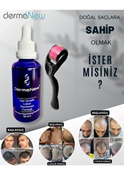 Sac Bakim Seti - Sac Bakimi Sac Serum ve Yagi - Sac - Sac Gurlestırıcı / 1 Adet Serum Roller