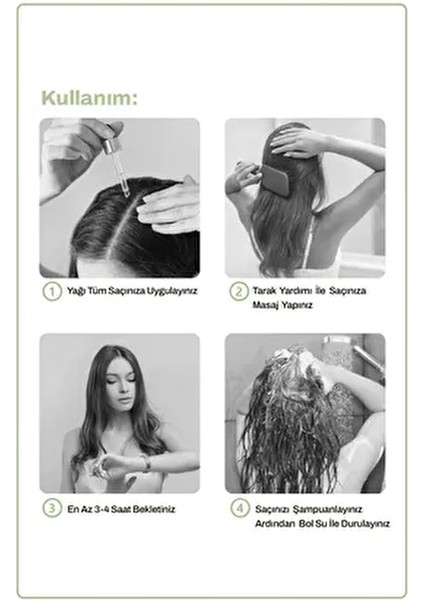 Daily Dream Series | Süper 4'lü Kompleks Yağ Seti | Hızlı Uzatma,saç Oluşumu,onarım (100 ml x 4 ) modelleri