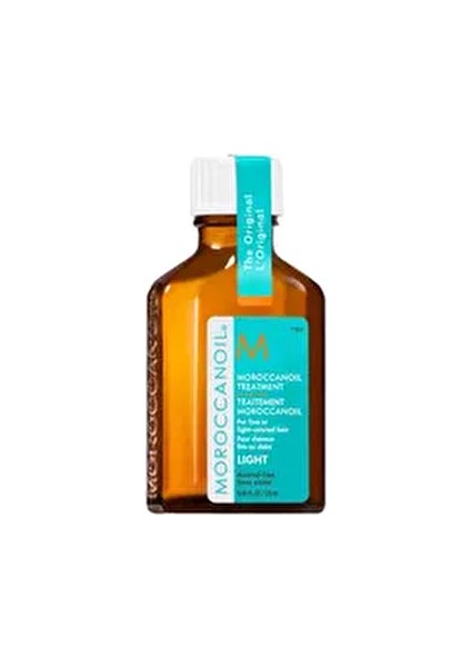 Treatment Light Ince Telli Veya Açık Renkli Saçlar Için Hafif Bakım Yağı Cam Şişe 25 ml