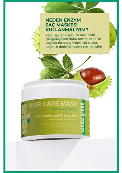 Yağlı Saç Derisi ve Yağlı Saçlar Için Saç Bakım Maskesi 250 ml fiyatları