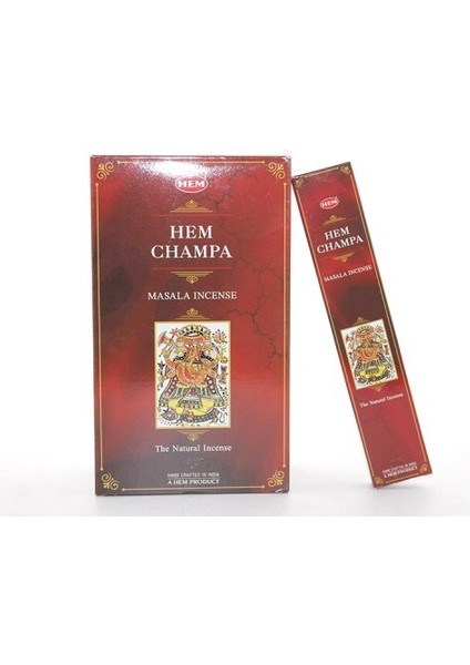 Hem Champa Masala Aromalı Çubuk Tütsü