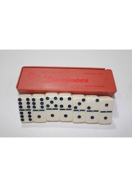 Plastik Kutulu Domino Oyunu