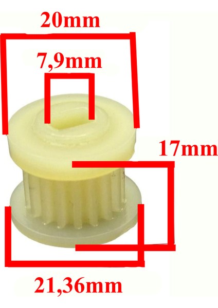 Arzum AR144 Prostar Mutfak Robotu Kayış Dişlisi modelleri