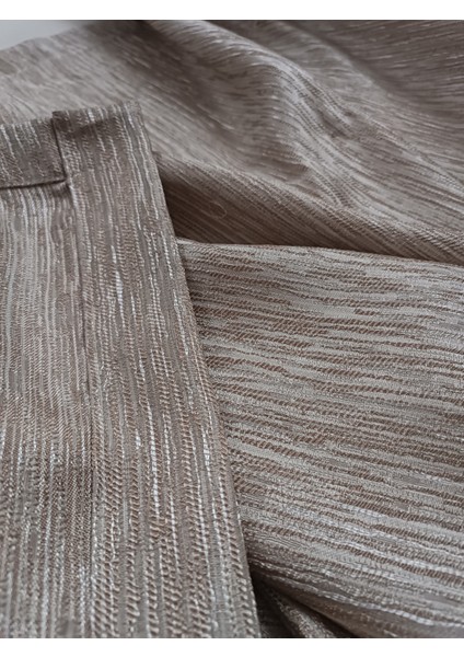 Jakar Fon Perde - Koyu Bej - Pileli Dikim - 1x2,5 Pile - JKR541 fiyatları