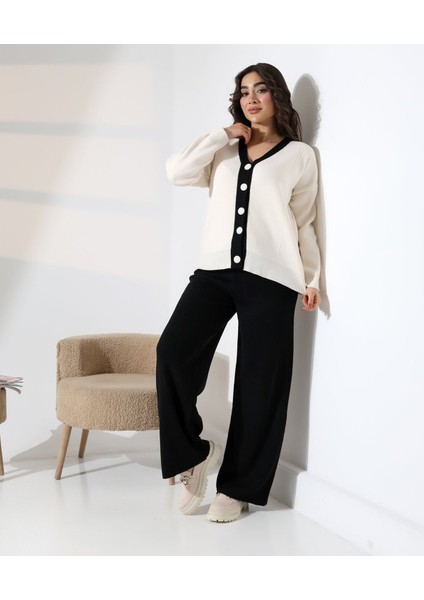 Düğme Detaylı Modern Ikili Ton Takım fiyatları