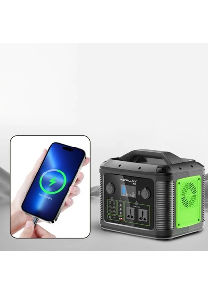 CN06 Powerbank 1200W 315.000 Mah Kamp Şarj 60W Pd - Siyah fiyatları