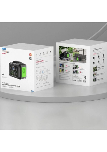 CN06 Powerbank 1200W 315.000 Mah Kamp Şarj 60W Pd - Siyah