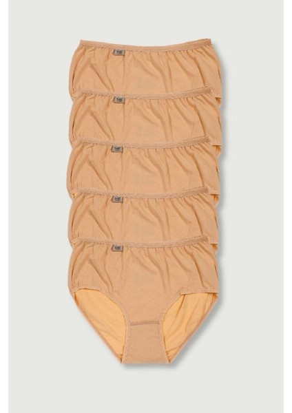 Kadın Ten 5'li Paket Likralı Bato Külot ELF568T0924CCM5 fiyatları