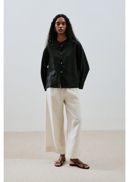 Keten Bağlamalı Pantolon Taş fiyatları