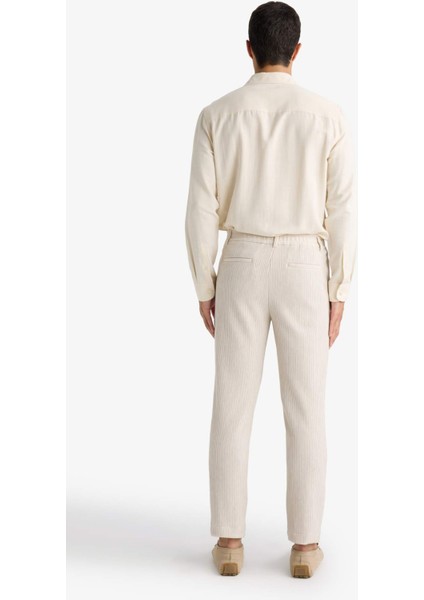 Pantolon Tailored Regular Fit Normal Kesim Düz Paça Cepli D3704AX24AU