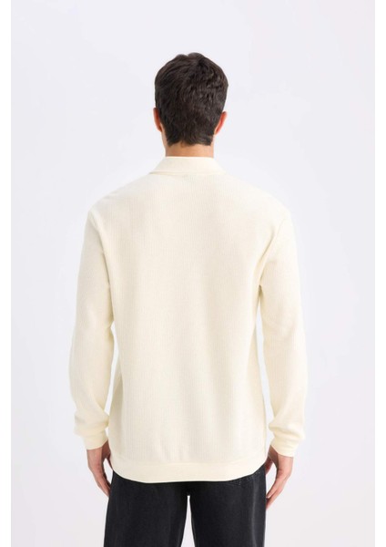 Regular Fit Polo Yaka Sweatshirt D7448AX25SP