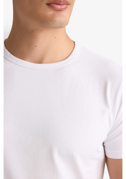 Slim Fit Dar Kesim Bisiklet Yaka Üst L4885AZ25AU indirimleri