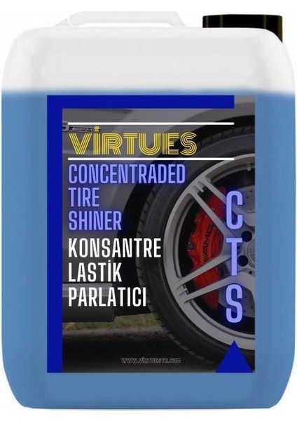 Vırtues Btg Konsantre Lastik Parlatıcı 5kg.