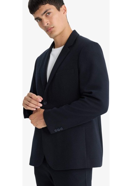 Modern Fit Düğmeli Cepli Blazer Ceket F2347AX25AU indirimleri