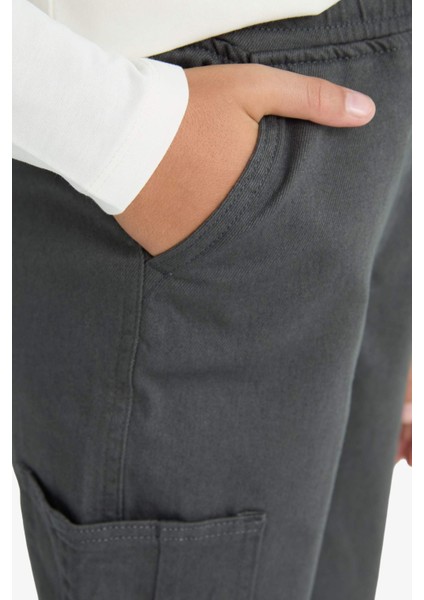Erkek Çocuk Kargo Gabardin Jogger Pantolon F2477A825WN indirimleri