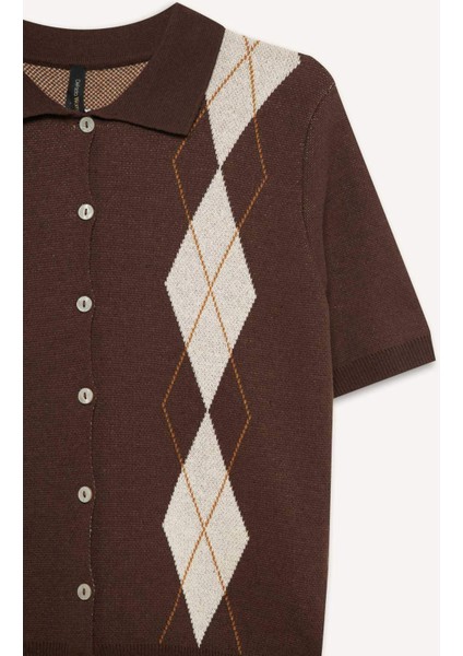 Regular Fit Polo Yaka Triko Hırka F7976AX25AU