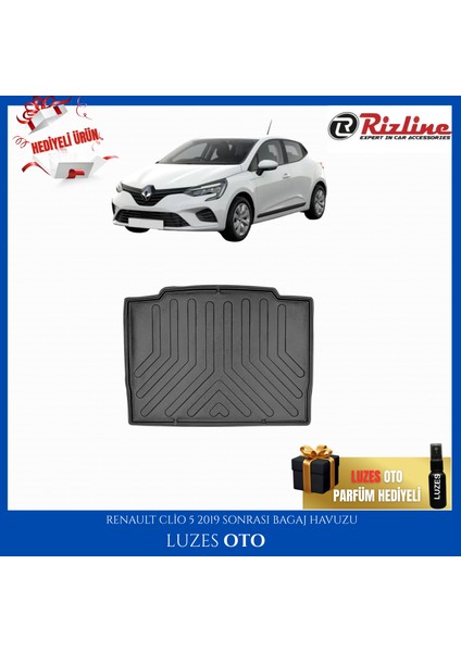 Renault Clio 5 3D Bagaj Havuzu 2025 Model Uyumlu