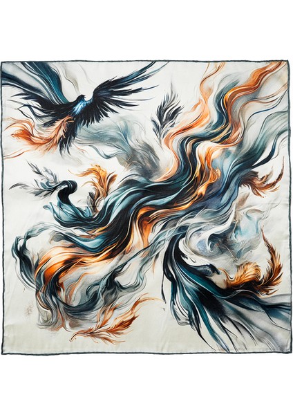 Rise Of Phoenix %100 Ipek Saten Kadın Fular indirimleri