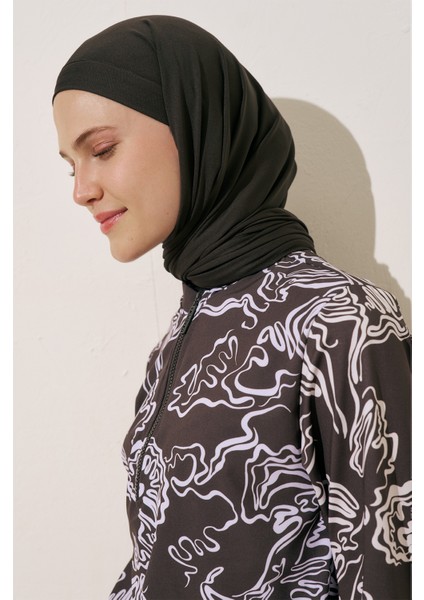 Bone Bağlamalı Mayo Şal Kahverengi fiyatları