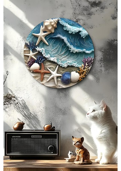 Deniz Esintili Uv Baskılı Mdf Duvar Süsü – 33X33 cm & 20X20 cm DT105 fırsatları