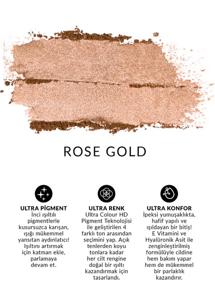 Ultra Colour Pudra Aydınlatıcı Rose Gold modelleri