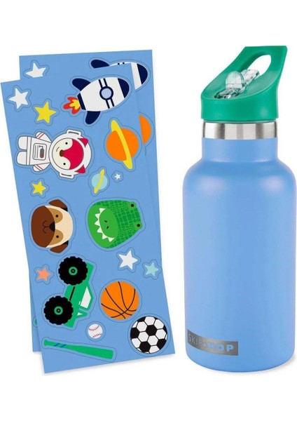 Spark Style Stickerlı Paslanmaz Çelik Suluk modelleri