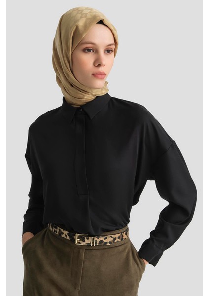 Gömlek 25KD7001 Siyah modelleri