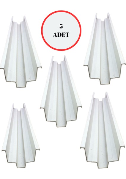 Topraksız Market Topraksız Tarım Için 5 Adet 1 Metrelik Çilek Kanalı – Plastik Çilek Oluk Seti