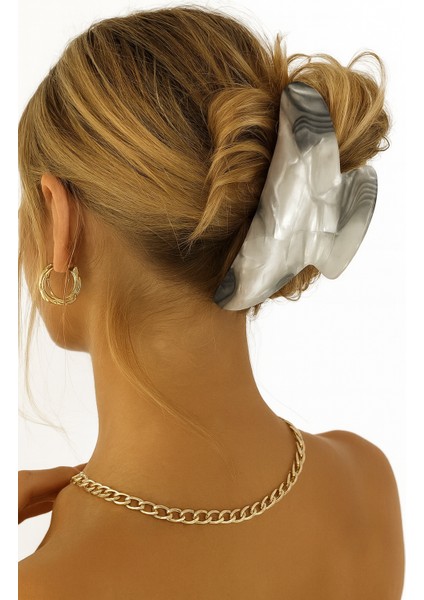 Kore Stili Lüks Kemik Sedef Renk Mandal Toka 9 cm - Şık ve Dayanıklı fiyatları