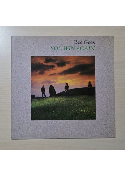 Bee Gees - You Win Again - 1987 - ***maxı Sıngle, Lp Boyutunda (12")*** - Dönem Baskı Plak - Maxı