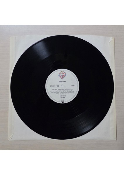 Bee Gees - You Win Again - 1987 - ***maxı Sıngle, Lp Boyutunda (12")*** - Dönem Baskı Plak - Maxı modelleri
