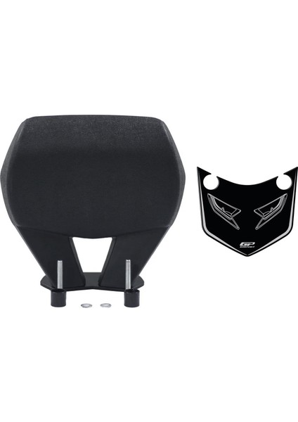 Mondial Strada 125 2023-2025 Uyumlu Spor Sissy Bar Siyah