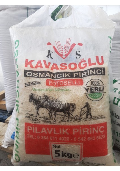 Osmancık Pirinç Yerli Kavasoğlu Yeni Mahsul (5 Kg)