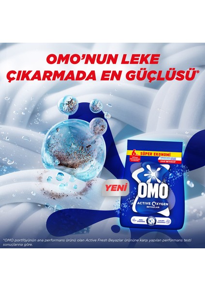 Active Oxygen Beyaz Çamaşırlar İçin Toz Deterjanı 6 KG