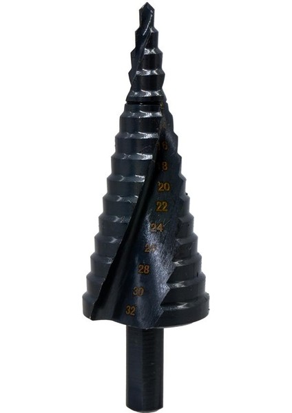 6412 Kobaltlı Burgulu Kademeli Matkap Ucu Panç 4-32 mm modelleri