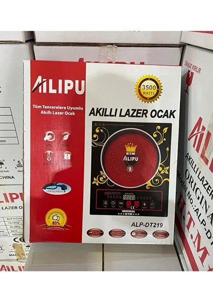 Ailipu Akıllı Ocak 3500 Watt (Kırmızı-Siyah) Renk Tüm Tencerelere Uyumludur modelleri
