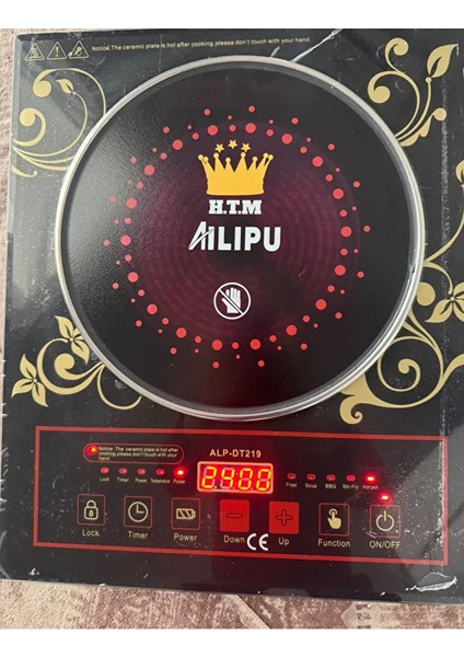 Ailipu Akıllı Ocak 3500 Watt (Kırmızı-Siyah) Renk Tüm Tencerelere Uyumludur fırsatları