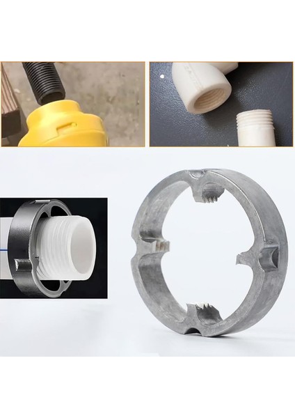 6425 Pvc Pprc Boru Için Iç ve Dış Diş Açma Aparatı Seti 9 Parça indirimleri